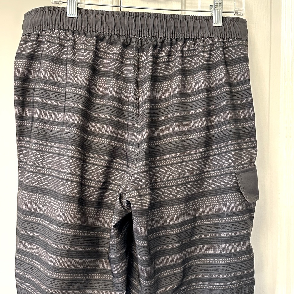 MENS GEORGE BLACK GREY SWIM SHORTS SIZE M